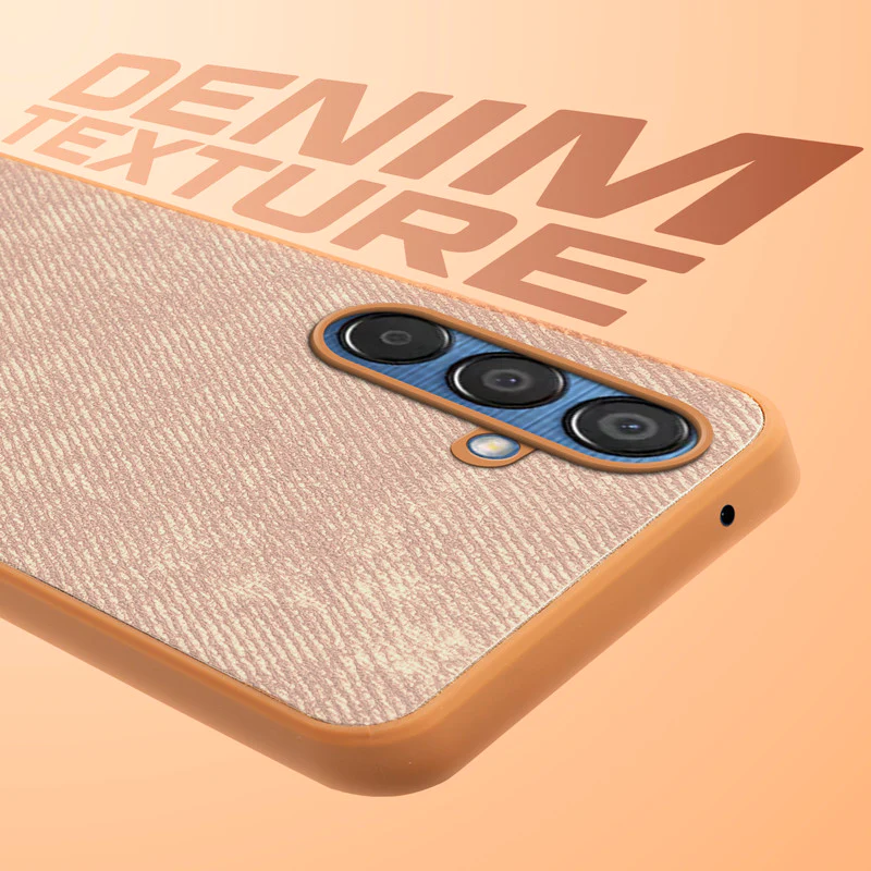 Denim Jeans Cloth Back Cover Case for Samsung M15 5G - Image 27