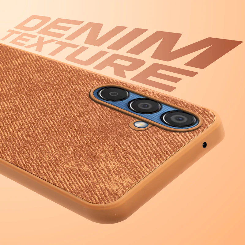 Denim Jeans Cloth Back Cover Case for Samsung M15 5G - Image 33