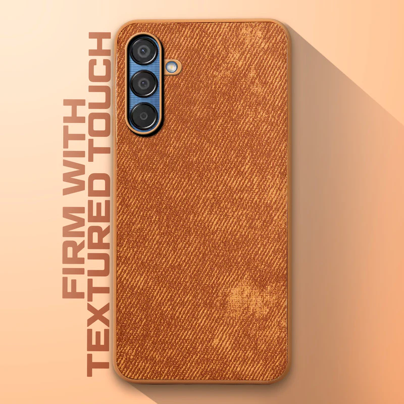 Denim Jeans Cloth Back Cover Case for Samsung M15 5G - Image 35