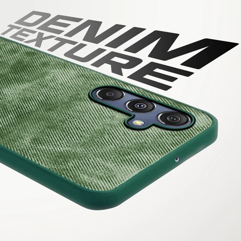 Denim Jeans Cloth Back Cover Case for Samsung M34 5G - Image 21