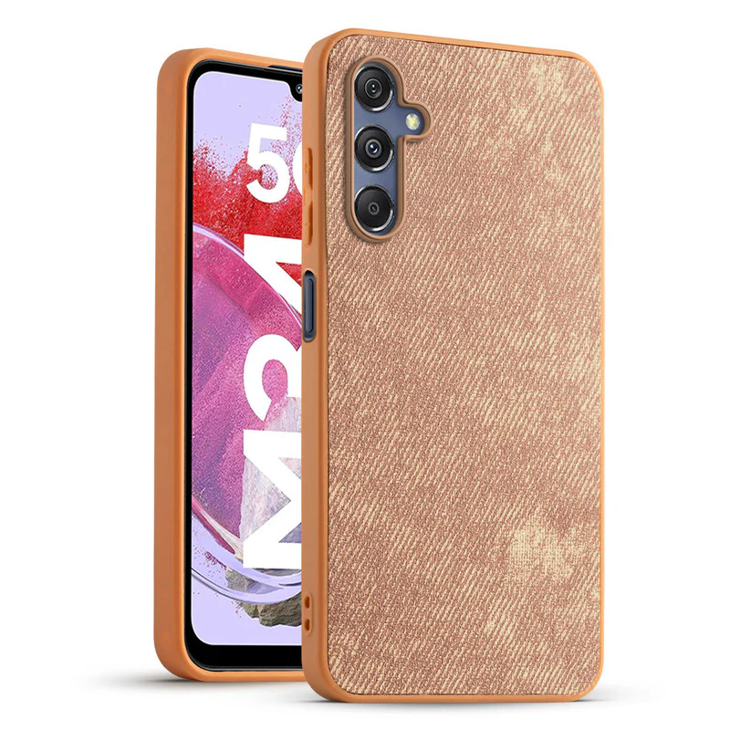 Denim Jeans Cloth Back Cover Case for Samsung M34 5G - Image 25