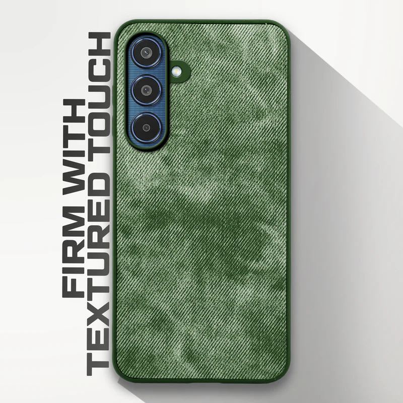 Denim Jeans Cloth Back Cover Case for Samsung M35 5G - Image 23
