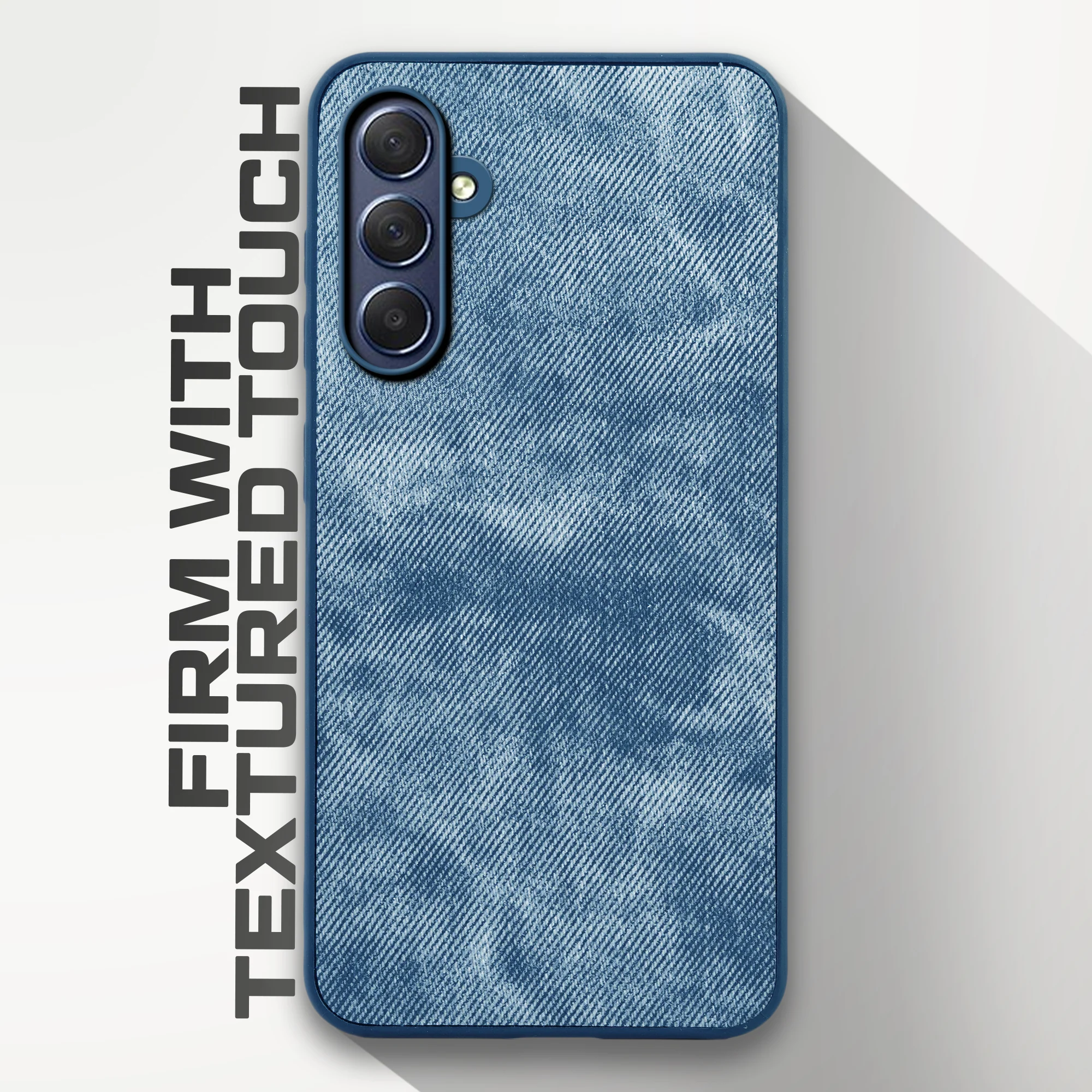 Denim Jeans Cloth Back Cover Case for Samsung M54 5G - Image 17