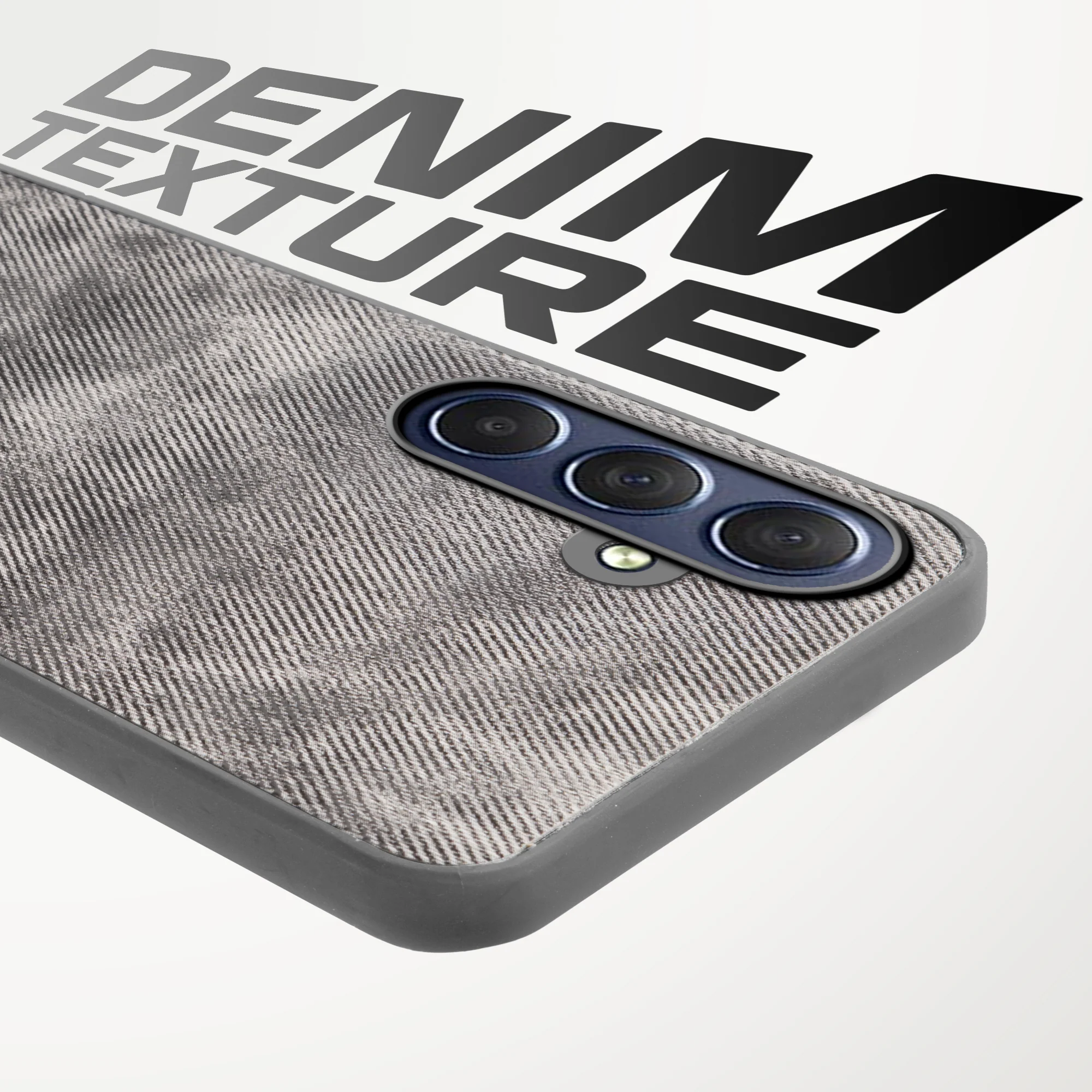 Denim Jeans Cloth Back Cover Case for Samsung M54 5G - Image 39