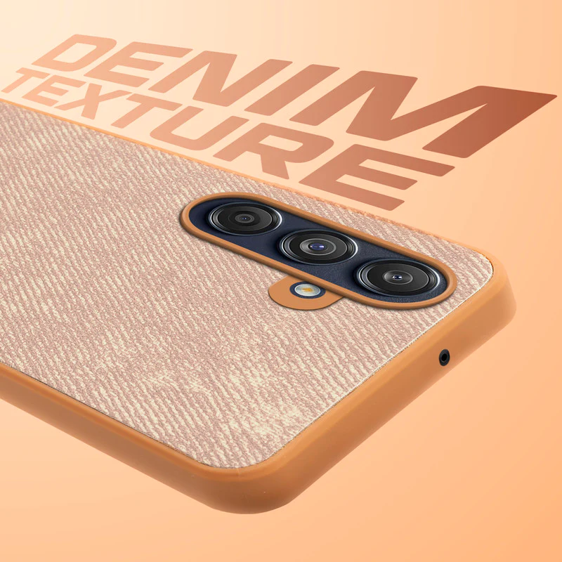 Denim Jeans Cloth Back Cover Case for Samsung M55 5G - Image 27