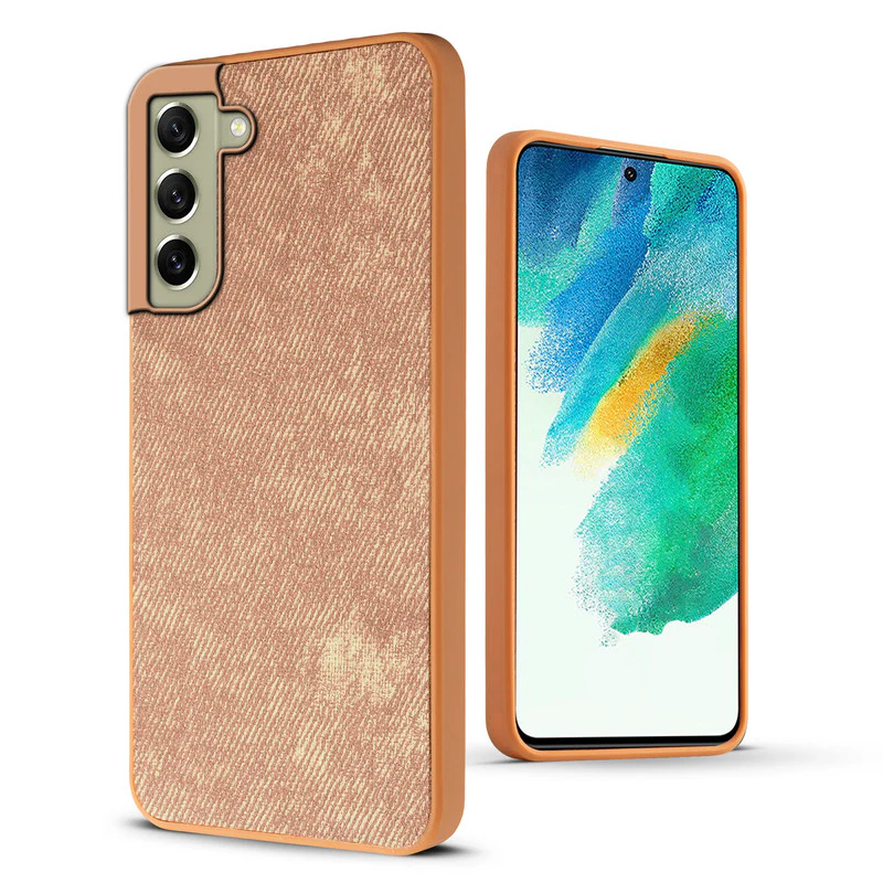 Denim Jeans Cloth Back Cover Case for Samsung S21 FE 5G - Image 30