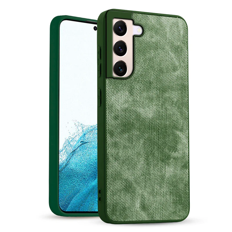 Denim Jeans Cloth Back Cover Case for Samsung S22 5G - Image 19