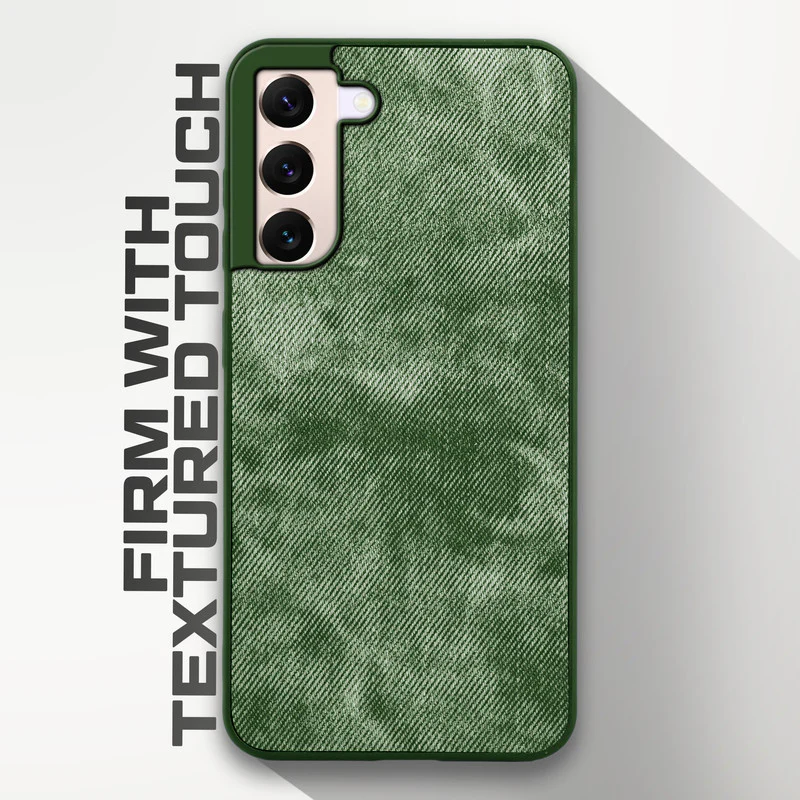 Denim Jeans Cloth Back Cover Case for Samsung S22 5G - Image 23