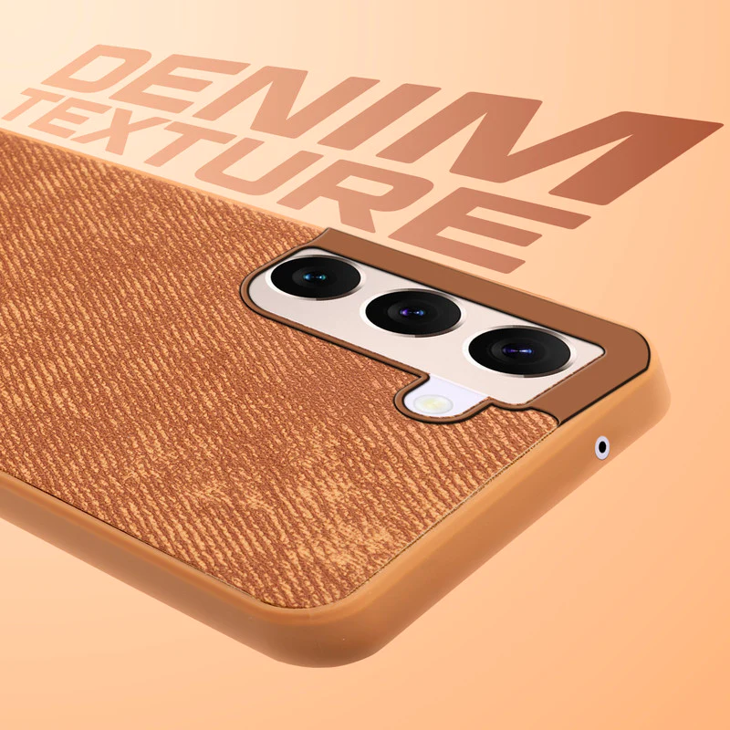Denim Jeans Cloth Back Cover Case for Samsung S22 5G - Image 33