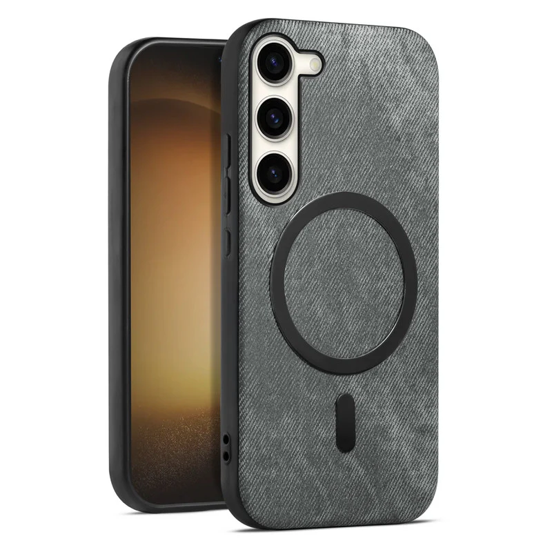 Classic Denim Finish Back Case For Samsung S23 5G With Wireless Charging Support Support - Image 19