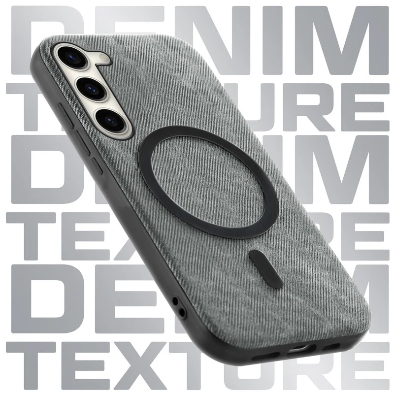 Classic Denim Finish Back Case For Samsung S23 5G With Wireless Charging Support Support - Image 23