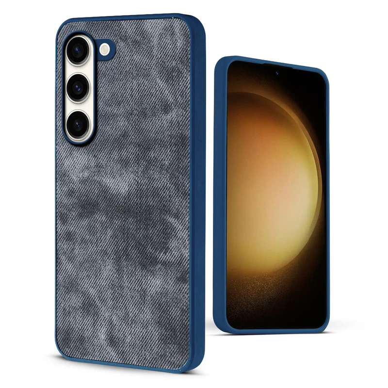 Denim Jeans Cloth Back Cover Case for Samsung S23 5G - Image 12