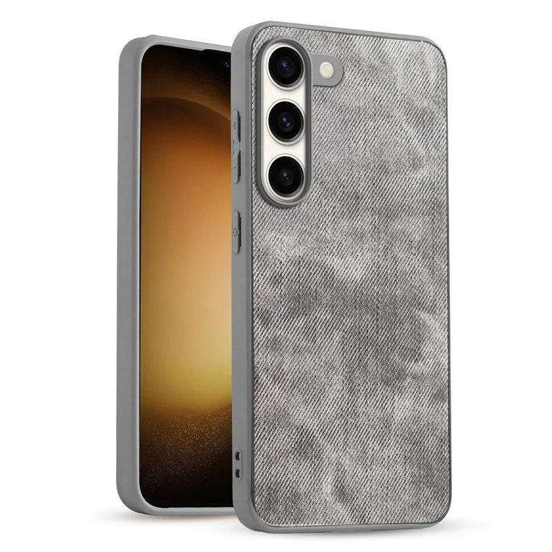 Denim Jeans Cloth Back Cover Case for Samsung S23 5G - Image 37