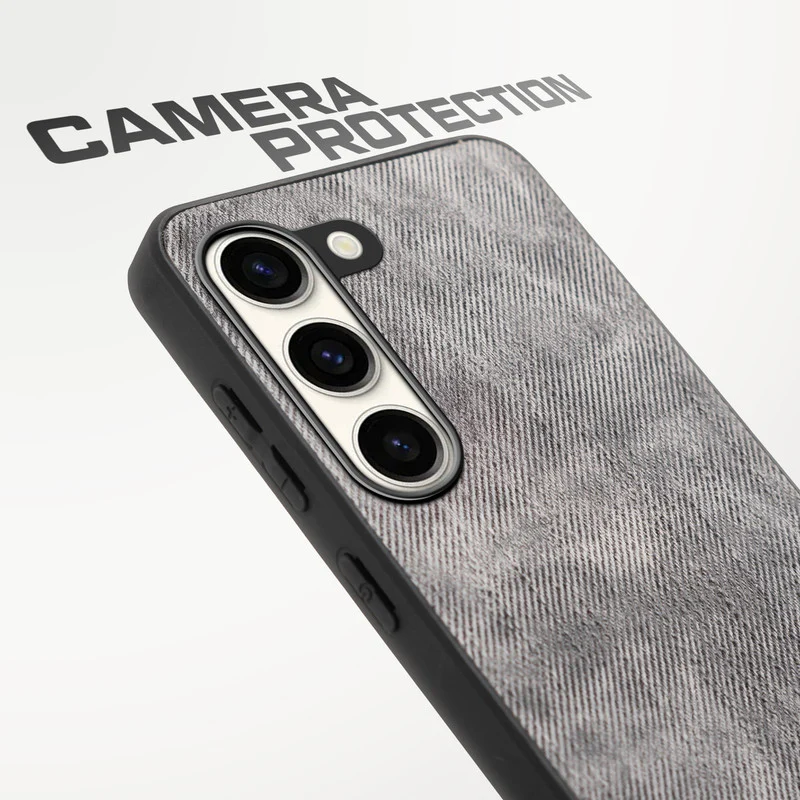 Denim Jeans Cloth Back Cover Case for Samsung S23 5G - Image 4