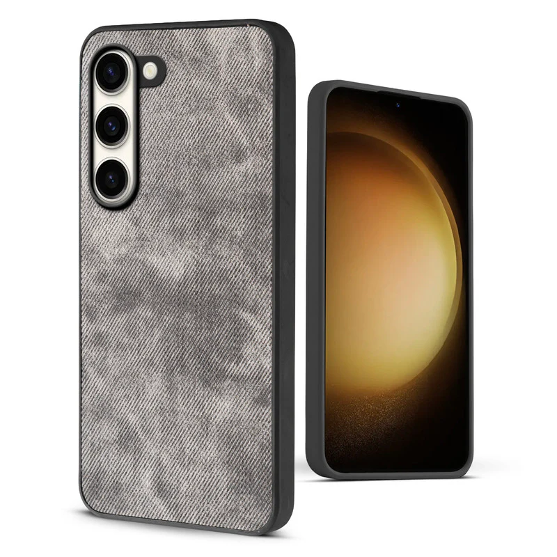 Denim Jeans Cloth Back Cover Case for Samsung S23 5G - Image 6
