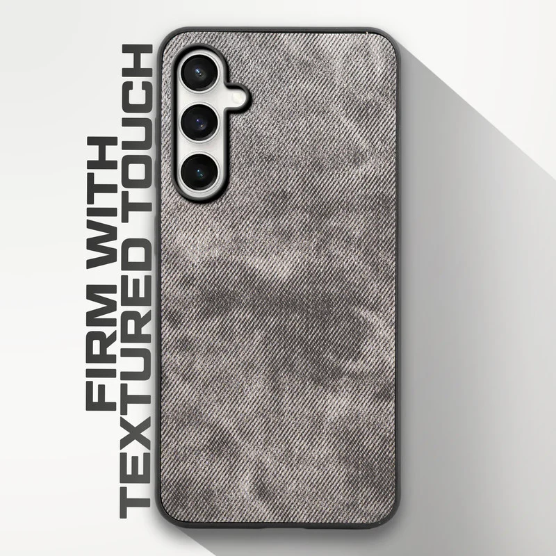 Denim Jeans Cloth Back Cover Case for Samsung S23 FE 5G - Image 5