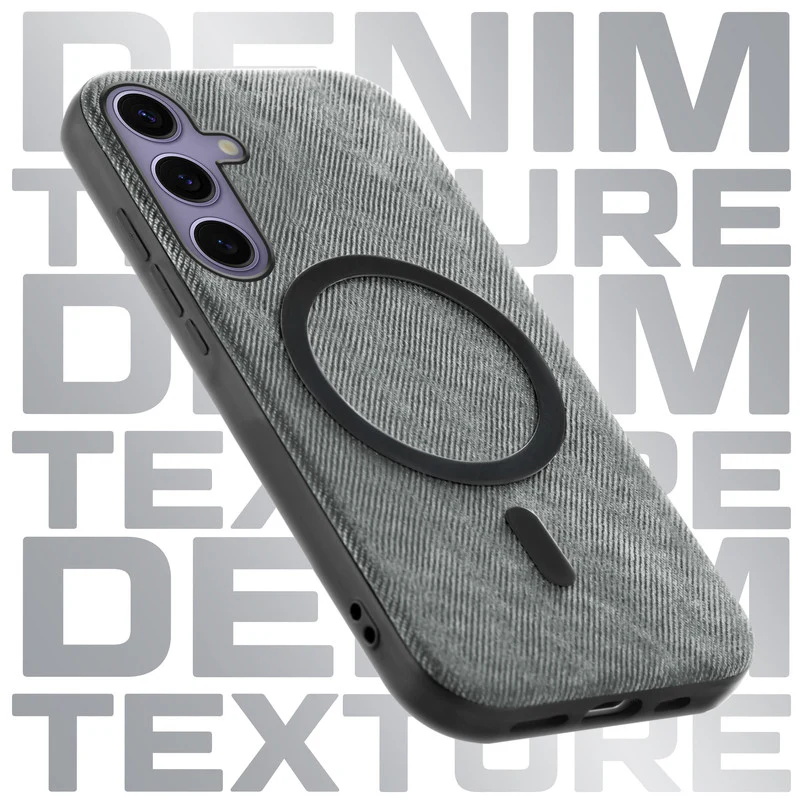 Classic Denim Finish Back Case For Samsung S24 5G With Wireless Charging Support Support - Image 23