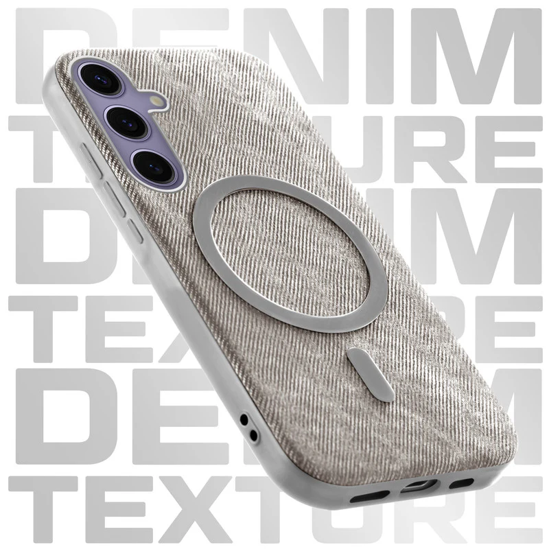 Classic Denim Finish Back Case For Samsung S24 5G With Wireless Charging Support Support - Image 29