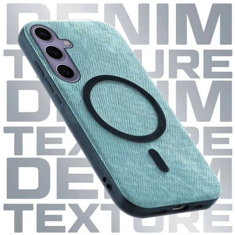 Classic Denim Finish Back Case For Samsung S24 5G With Wireless Charging Support Support - Image 35