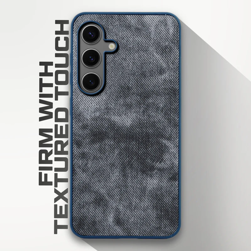 Denim Jeans Cloth Back Cover Case for Samsung S24 5G - Image 11
