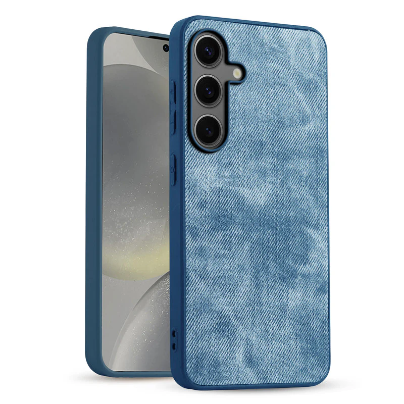 Denim Jeans Cloth Back Cover Case for Samsung S24 5G - Image 13