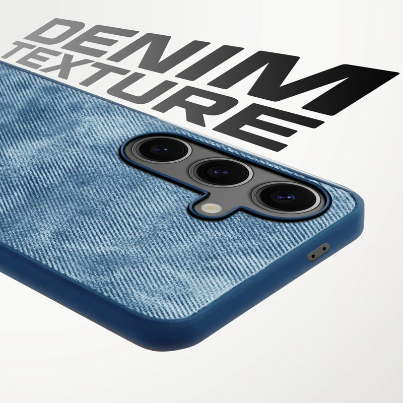 Denim Jeans Cloth Back Cover Case for Samsung S24 5G - Image 15
