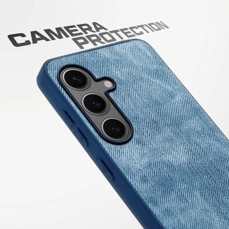 Denim Jeans Cloth Back Cover Case for Samsung S24 5G - Image 16