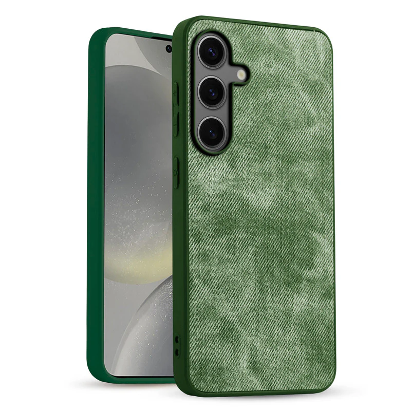 Denim Jeans Cloth Back Cover Case for Samsung S24 5G - Image 19