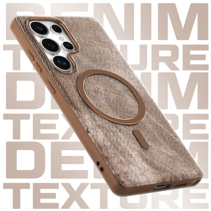 Classic Denim Finish Back Case For Samsung S24 Ultra 5G With Wireless Charging Support Support - Image 11