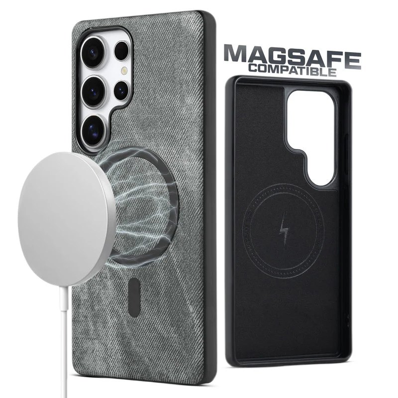 Classic Denim Finish Back Case For Samsung S24 Ultra 5G With Wireless Charging Support Support - Image 21