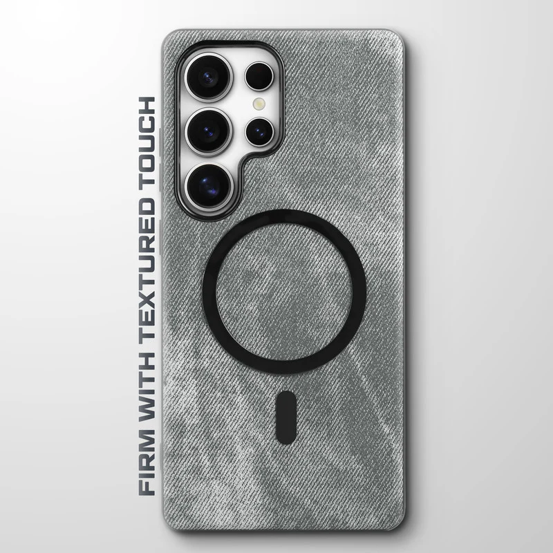 Classic Denim Finish Back Case For Samsung S24 Ultra 5G With Wireless Charging Support Support - Image 22