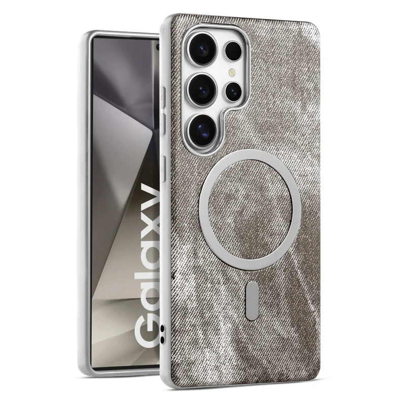 Classic Denim Finish Back Case For Samsung S24 Ultra 5G With Wireless Charging Support Support - Image 25