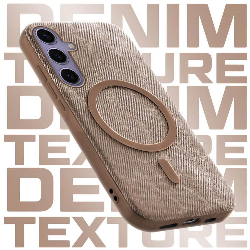 Classic Denim Finish Back Case For Samsung S25 5G With Wireless Charging Support Support - Image 11