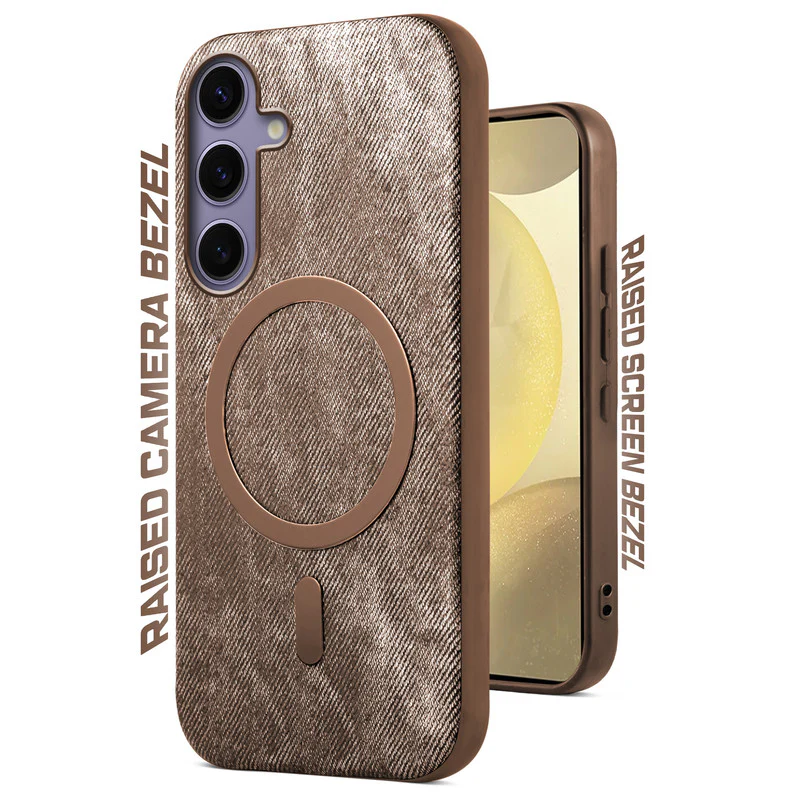 Classic Denim Finish Back Case For Samsung S25 5G With Wireless Charging Support Support - Image 12