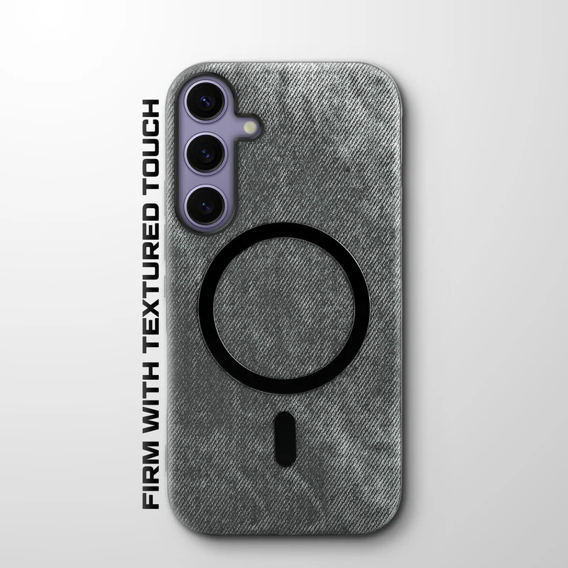 Classic Denim Finish Back Case For Samsung S25 5G With Wireless Charging Support Support - Image 22