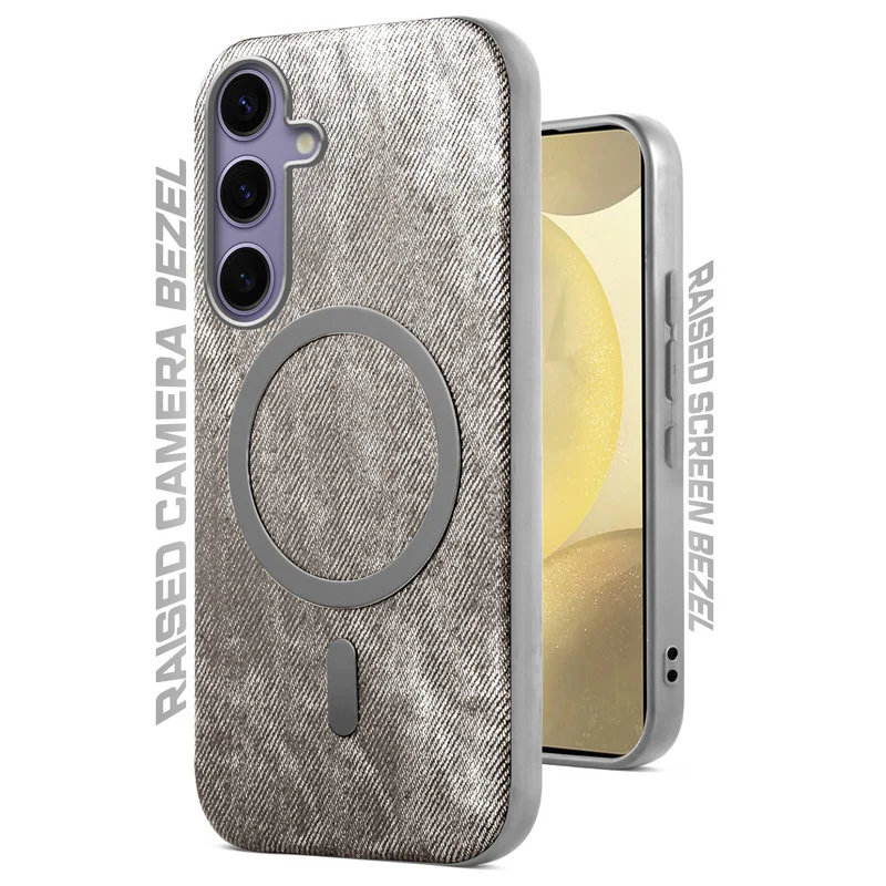 Classic Denim Finish Back Case For Samsung S25 5G With Wireless Charging Support Support - Image 30