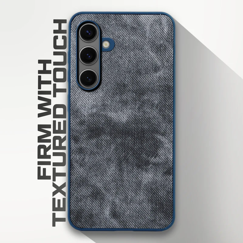 Denim Jeans Cloth Back Cover Case for Samsung S25 5G - Image 11
