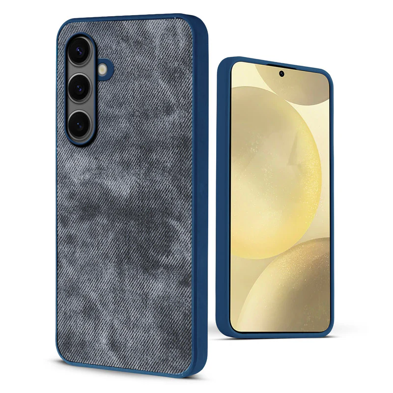 Denim Jeans Cloth Back Cover Case for Samsung S25 5G - Image 12