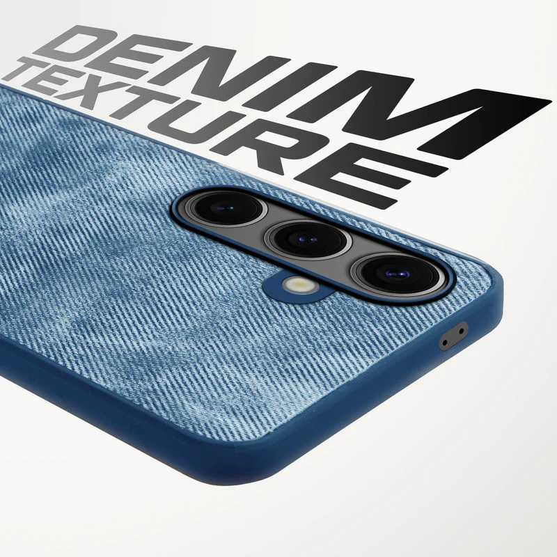 Denim Jeans Cloth Back Cover Case for Samsung S25 5G - Image 15