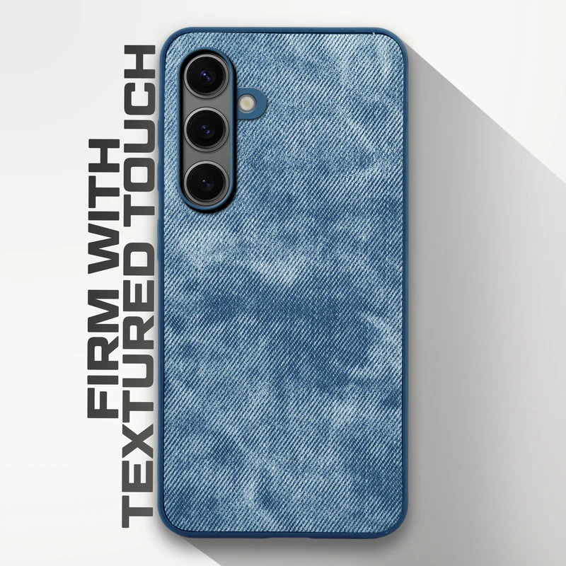 Denim Jeans Cloth Back Cover Case for Samsung S25 5G - Image 17