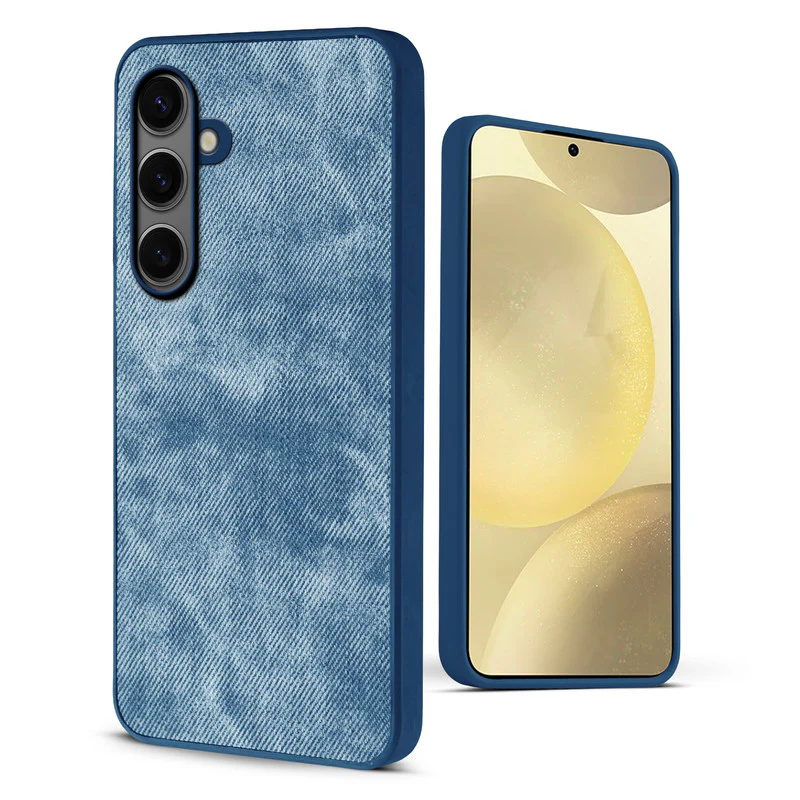 Denim Jeans Cloth Back Cover Case for Samsung S25 5G - Image 18
