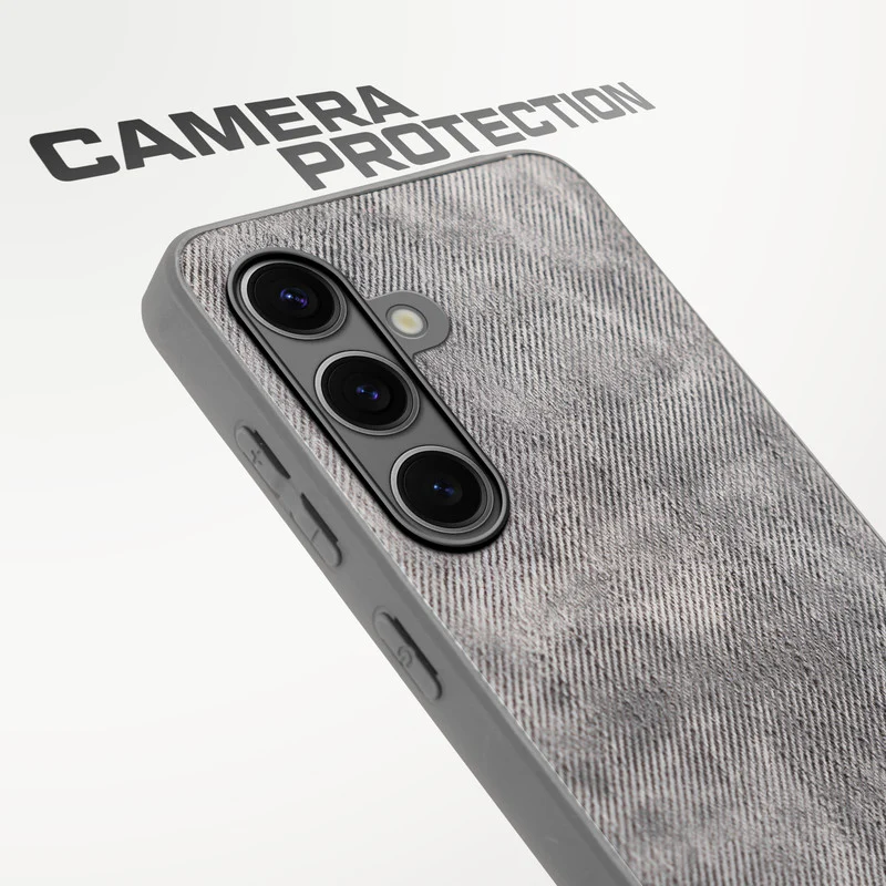 Denim Jeans Cloth Back Cover Case for Samsung S25 5G - Image 40