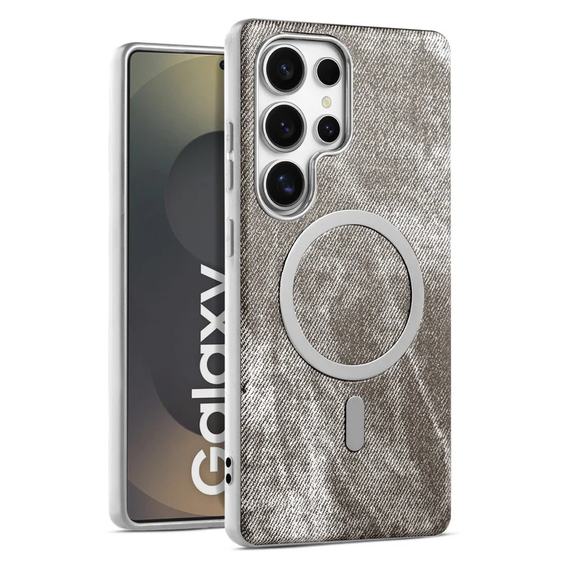 Classic Denim Finish Back Case For Samsung S25 Ultra 5G With Wireless Charging Support Support - Image 25