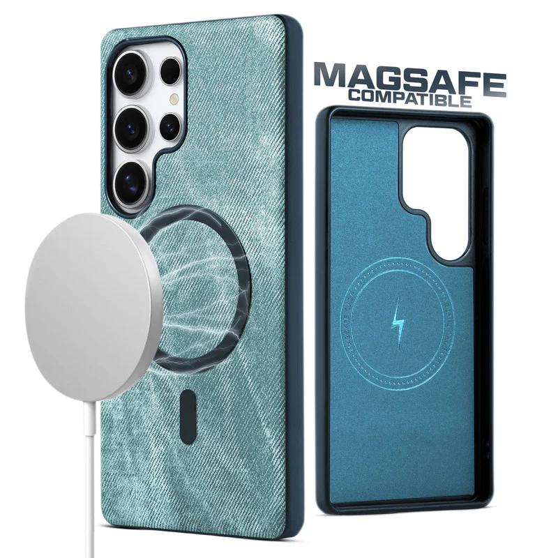 Classic Denim Finish Back Case For Samsung S25 Ultra 5G With Wireless Charging Support Support - Image 33