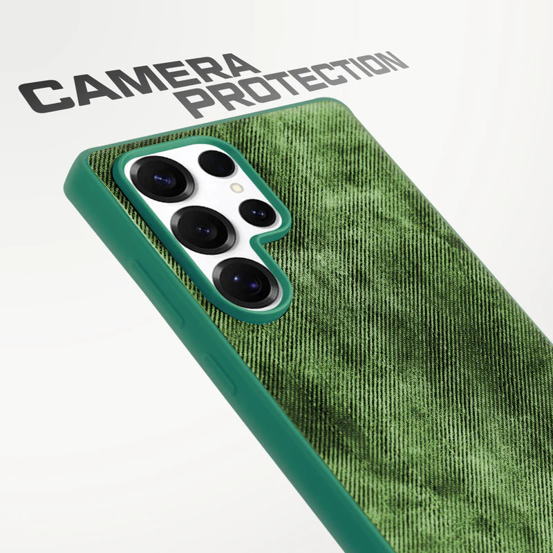Denim Jeans Cloth Back Cover Case for Samsung S25 Ultra 5G - Image 28