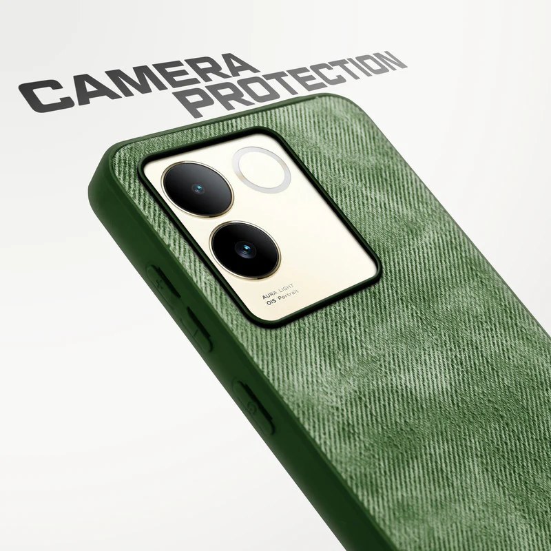 Denim Jeans Cloth Back Cover Case for Vivo T2 Pro 5G - Image 22