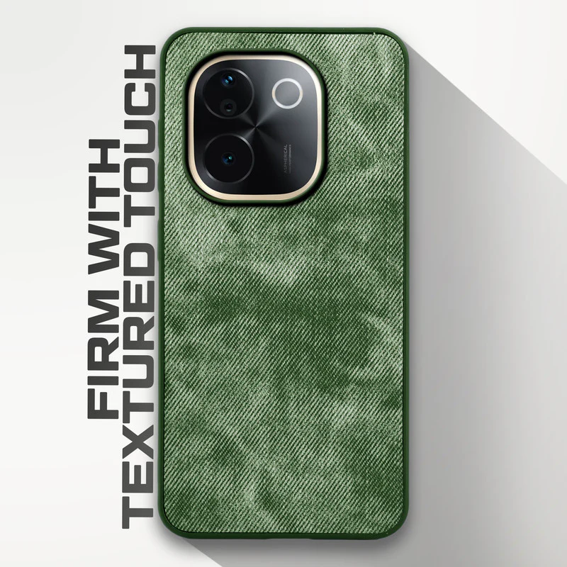 Denim Jeans Cloth Back Cover Case for Vivo T3 Pro 5G - Image 23