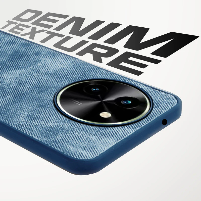 Denim Jeans Cloth Back Cover Case for Vivo T3x 5G - Image 15