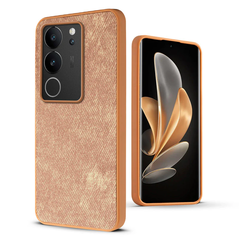Denim Jeans Cloth Back Cover Case for Vivo V29 5G - Image 30