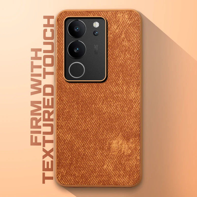 Denim Jeans Cloth Back Cover Case for Vivo V29 5G - Image 35
